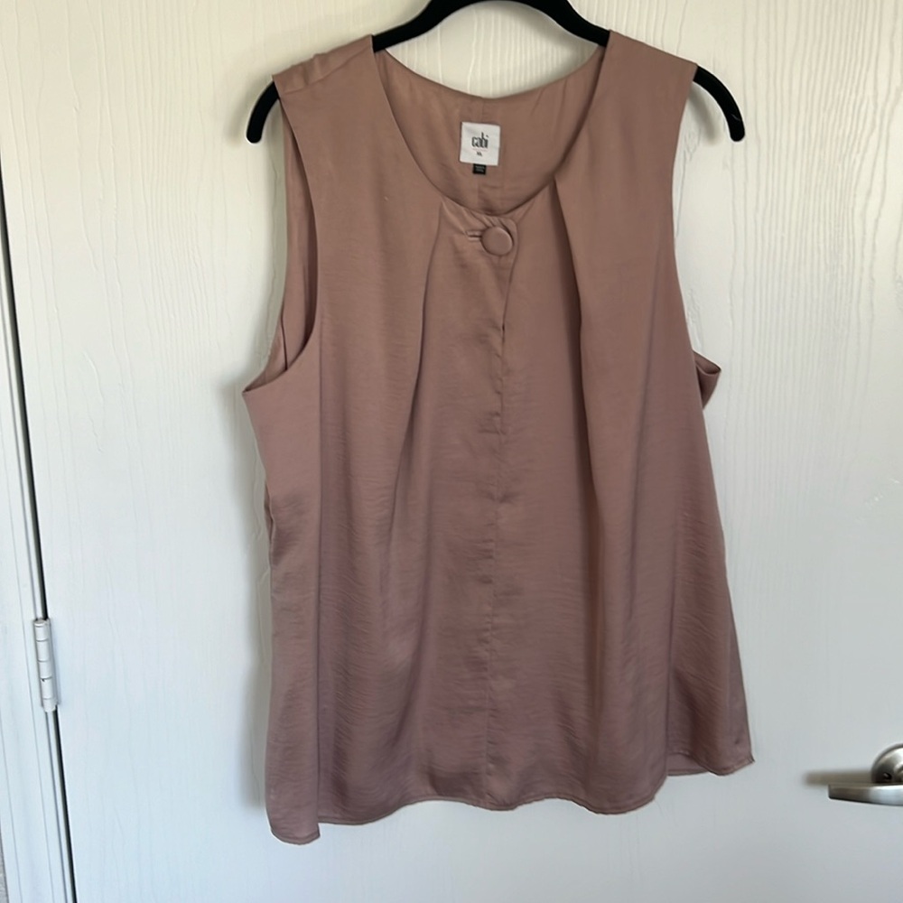 Cabi beautiful silk light pink blouse.